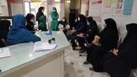 Holding an educational round of gestational diabetes in the delivery block